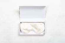 Load image into Gallery viewer, Mulberry Silk Sleep Mask: Pearl - Artem Luxe