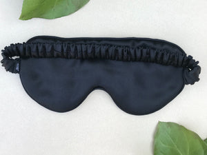 Mulberry Silk Sleep Mask Black - Artem Luxe