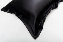 Load image into Gallery viewer, Mulberry Silk Sleep Set: Black - Artem Luxe