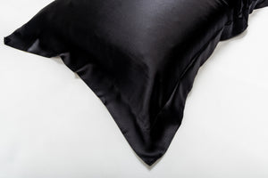 Mulberry Silk Sleep Set: Black - Artem Luxe