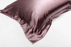 Oxford Mulberry Silk Pillowcase: Scottish Heather - Artem Luxe