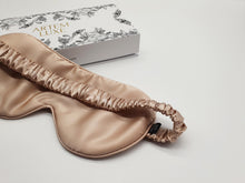 Load image into Gallery viewer, Mulberry Silk Sleep Mask Caramel - Artem Luxe