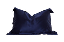 Load image into Gallery viewer, Oxford Mulberry Silk Pillowcase: Midnight Blue - Artem Luxe