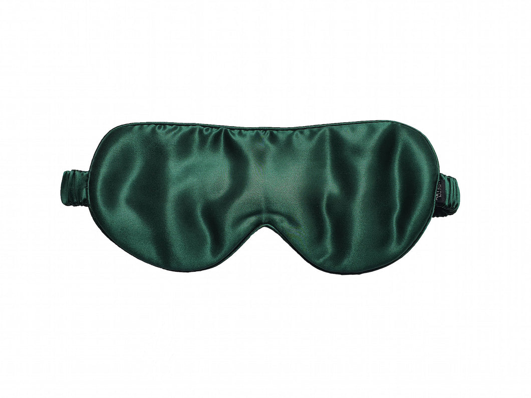 Mulberry Silk Sleep Mask Emerald - Artem Luxe