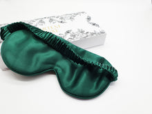Load image into Gallery viewer, Mulberry Silk Sleep Mask Emerald - Artem Luxe
